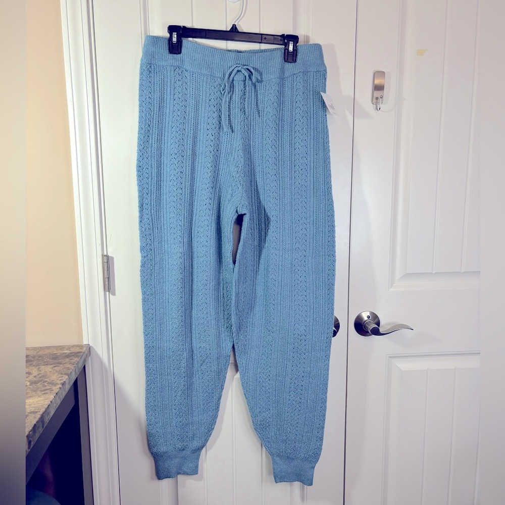 Tranquil & True Blue Knit Sleep Pajama Pant Size Large NWT